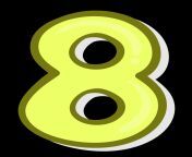8 number.png free image.png from 8pmg