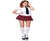 sexy private school costume 1.jpg from msspinay sexy school uniform outfits sets and socks try on haul