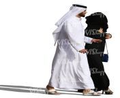 6821 arab couple walking.jpg from gaand walking