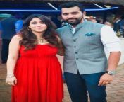 rohit sharma with wife ritika sajdeh in january 2018.jpg from rohith sharma wife name
