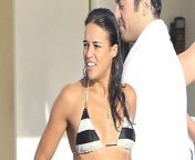 michelle rodriguez jpgquality100 from michelle rodriguez has wardrobe malfunction while on the beach with mystery woman 13