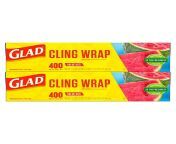glad cling plastic wrap 2 pk 400 sq ft clear 4def1bf9 0686 43aa a508 5c03b1667ca2 a194a188a820f25894873a96141a663b jpegodnheight768odnwidth768odnbgffffff from cling