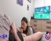 june liu spicygum chinese teen giving blow job to sexfriend while playing mario kart asian.jpg from 258porn