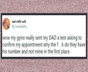 funny gyno tweets thumbnail text from gyno