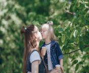 mother daughter kissing mouth 1157 832.jpg from funny cute mom kiss