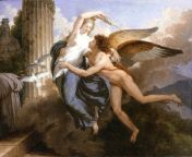 1 the reunion of cupid and psyche jean pierre saint ours.jpg from cupid psyche exbii