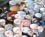 ceramics at kappabashi street kitchen town tokyo from by japani
