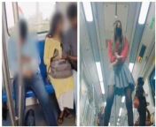 delhi metro video viral 1682837722.jpg from xxx कुवारी लकी छोटा बचचा 6साल चोदा
