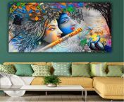 best radha krishna paintings capturing divine love in art.jpg from radha bed hot sofa