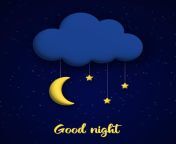cute good night background with 3d cloud moon stars square composition 363543 443.jpg from good night