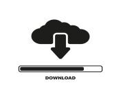 download vector illustration file download 50 percent internet graph with load text download arrow cloud storage loading concept vector black line icon white background 748571 116.jpg from dwunlode