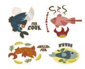 fish food fried fish fish dish cook fish vector illustration logo icon banner sticker postc 882193 13 jpgw2000 from real jalpari fish video eran傅锟藉敵澶氾拷鍞筹æ