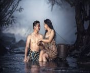 asian couple bathing cascade 73899 468 jpgw360 from myanmar hot couple