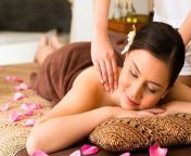 chinese asian woman wellness beauty spa having aroma therapy massage with essential oil looking relaxed 79405 13165.jpg from china full body oil massag and sex xxx