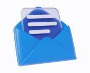 3d email envelope icon maill newsletter illustration with glass morphism style 78434 215.jpg from 3d mail
