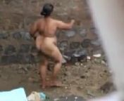 hifixxx fun indian aunty bathes outdoors mp4.jpg from geetha vijayan nude fakeesi aunty pissing outdoors caught