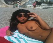 hot desi bhabhi with small boobs topless in beach 2.jpg from small boob desi bhabi showing boobs and pussy 2clip merged