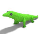 green lizard 3d model.jpg from hayvan 3d