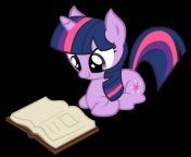 cute twilight reading by mlp scribbles d6jt35x.png from mlp reading allen with twilight