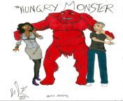 hungry monster both forms by matthewjamesrann dbq1ya0.png from 3d hungry monster x white slut