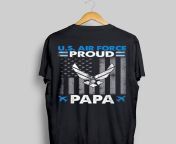 mens proud air force papa grandpa veteran papa pride tee shirt 1.jpg from hija papá xxx