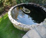 free designs on how to build your pond.jpg from large raised oval koi pool made from natural stone in northamptonshire uk 1024x768 jpg