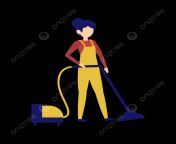 pngtree maid or housekeeper in cartoon characters vector.png image 7513443.png from pembantu