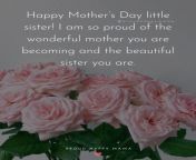 happy mothers day sister quotes happy mothers day little sister i am so proud of the wonderful mother you are becoming and the 1 1 819x1024.jpg from mothers sist