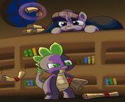 twilight and spike by dimfann d6ria3i.png from spike and twilight with their s