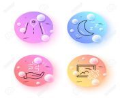 184939393 puzzle image puzzle and road minimal line icons 3d spheres or balls buttons moon icons for web.jpg from 3d circle dream dot