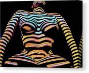1205s mak seated figure zebra striped nude rendered in composition style chris maher canvas print.jpg from 敦煌外围（选人微信8699525）外围上门服务 1205s