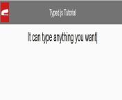 typed js tutorial 1.png from js typed min js