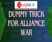 dummy trick for alliance war.jpg from wars ke