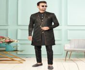 black jacquard indo western suit 1625 400620032024.jpg from new indo