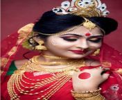 bengali bridal look 1jpg.jpg from indian old bangali bou