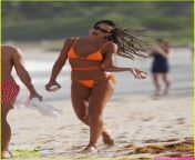 skinny izabel goulart poses in a red bikini on the beach in st barts 61.jpg from skinny izabel goulart poses in red bikini on the beach in st barts 46 jpg