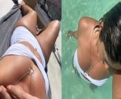 ileana dcruz latest white bikini pics trolling flat chested.jpg from ileana nude boobs pic