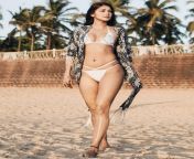 sakshi pradhan stuns fans in floral white bikini 202007 1594636366.jpg from sakshi in swimsuit suit clad hot structure fsblog com flv