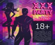depositphotos 70051513 stock illustration banner for xxx party with.jpg from nisi xxx