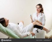 depositphotos 440836030 stock photo gynaecologist examining a patient sitting.jpg from gynekolog