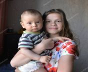 depositphotos 164768742 stock photo elder sister holds small brother.jpg from young brother and elder sisters xnxaag