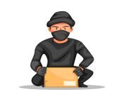 thief crime parcel box man stealing package online shop package customer in home character concept in cartoon illustration vector.jpg from getting into character – stealing from sis
