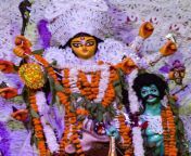 goddess durga with traditional look in close up view at a south kolkata durga puja durga puja idol a biggest hindu navratri festival in india photo.jpg from puja boos hot xxx photo¿