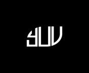 yuv letter logo design on black background yuv creative initials letter logo concept yuv letter design vector.jpg from www yuv
