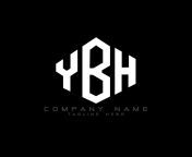 ybh letter logo design with polygon shape ybh polygon and cube shape logo design ybh hexagon logo template white and black colors ybh monogram business and real estate logo vector.jpg from ybh