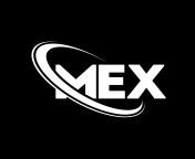 mex logo mex letter mex letter logo design initials mex logo linked with circle and uppercase monogram logo mex typography for technology business and real estate brand vector.jpg from mex
