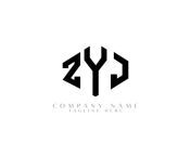 zyj letter logo design with polygon shape zyj polygon and cube shape logo design zyj hexagon logo template white and black colors zyj monogram business and real estate logo vector.jpg from zyj