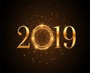 vector 2019 new year shiny golden sparkles background.jpg from 2019 15