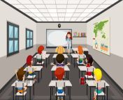 students in modern classroom vector.jpg from video com 10 school student blood hot village very xxx