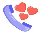 romantic love call vector.jpg from in love with call
